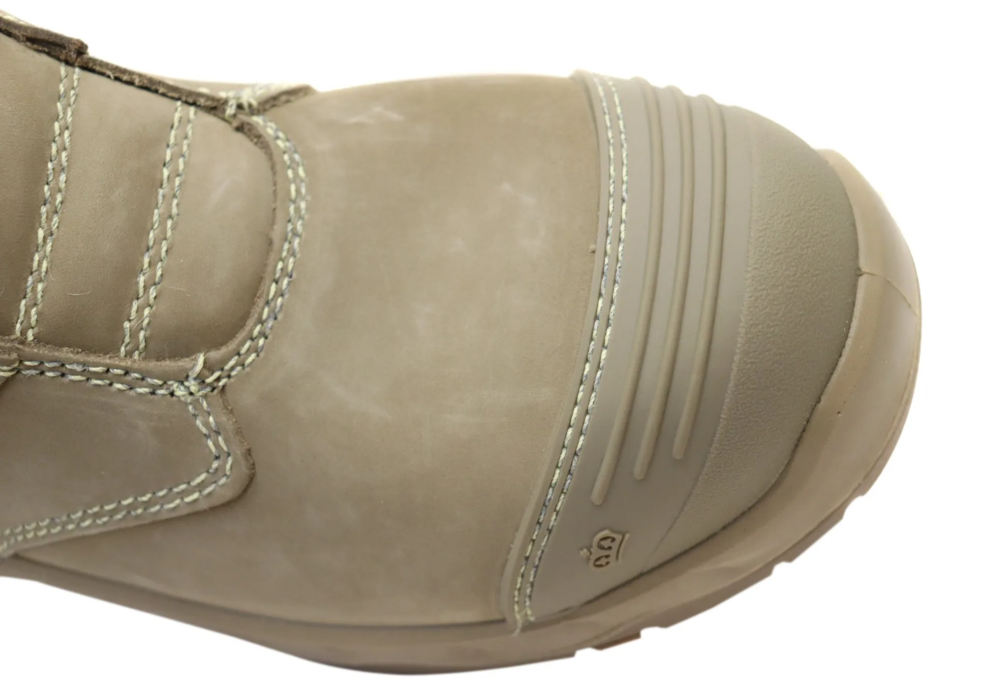 Womens KingGee Bennu Pro 6 Leather Comfortable Work Boots Stone