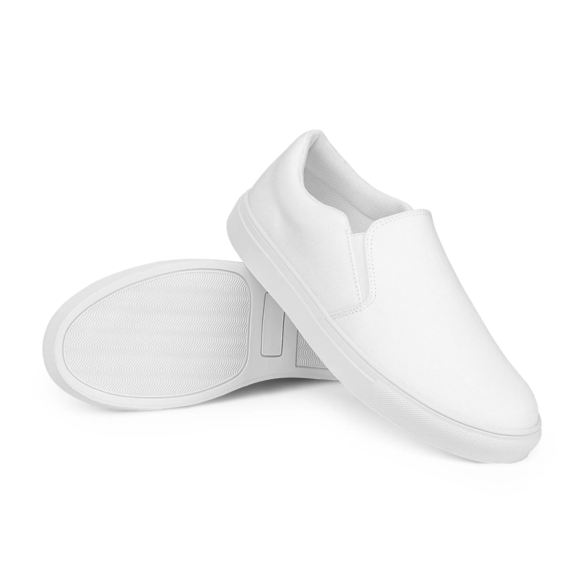 Women’s slip-on canvas shoes (White)