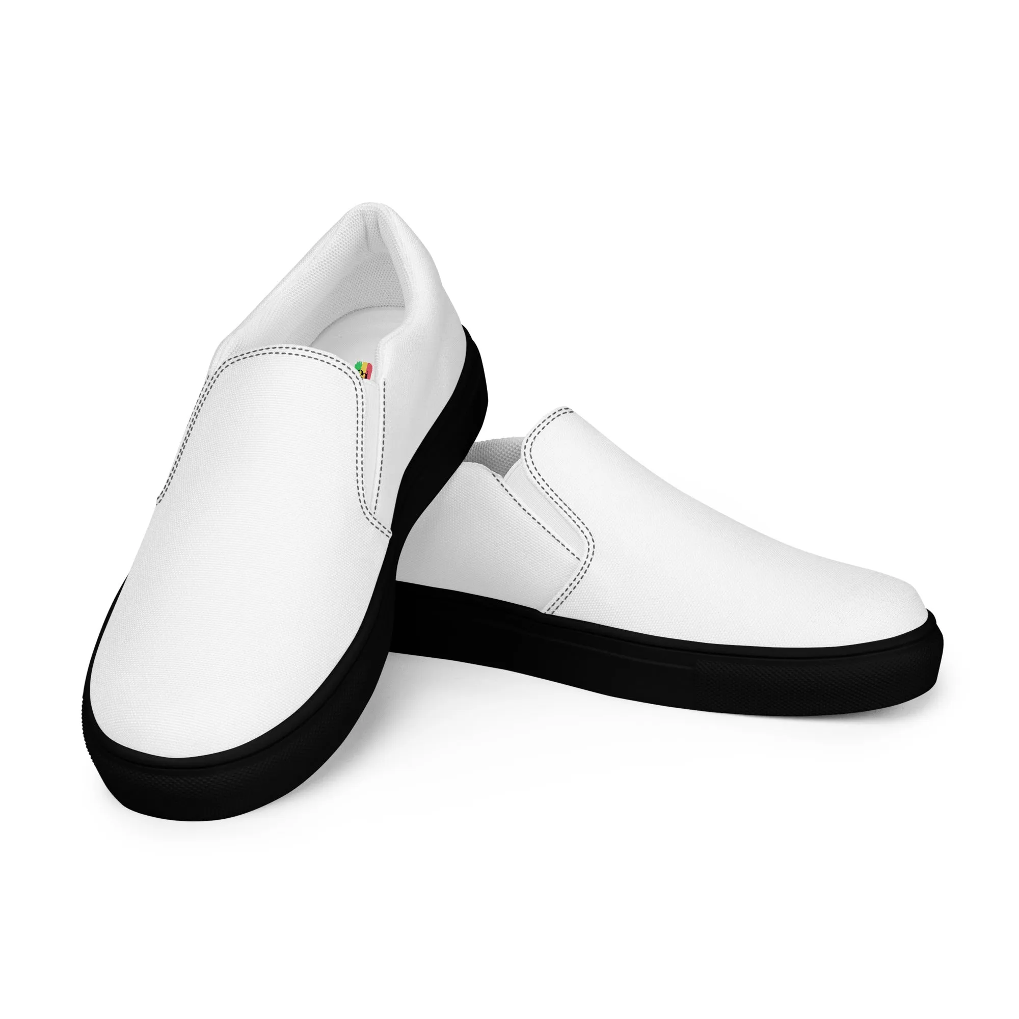 Women’s slip-on canvas shoes (White)