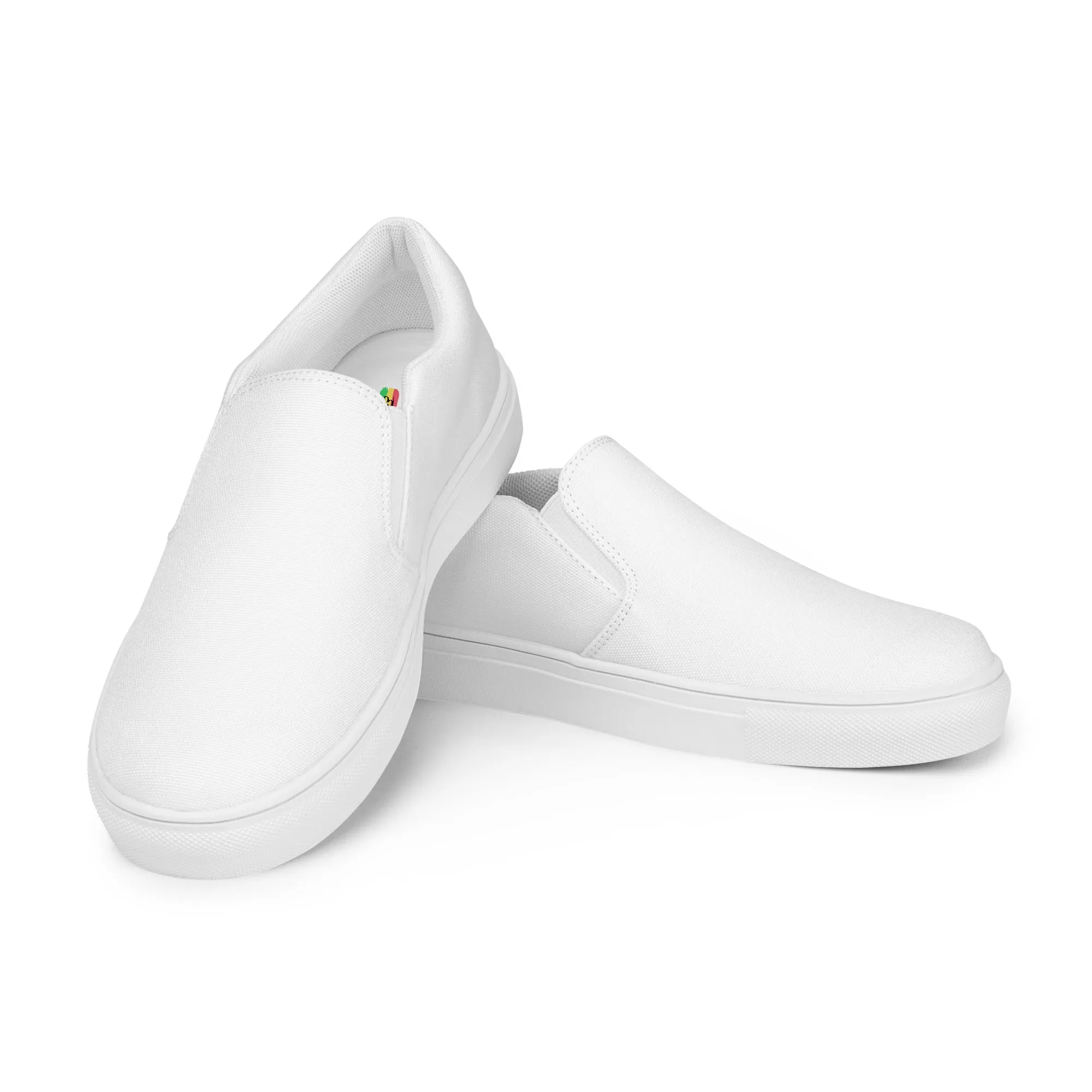 Women’s slip-on canvas shoes (White)