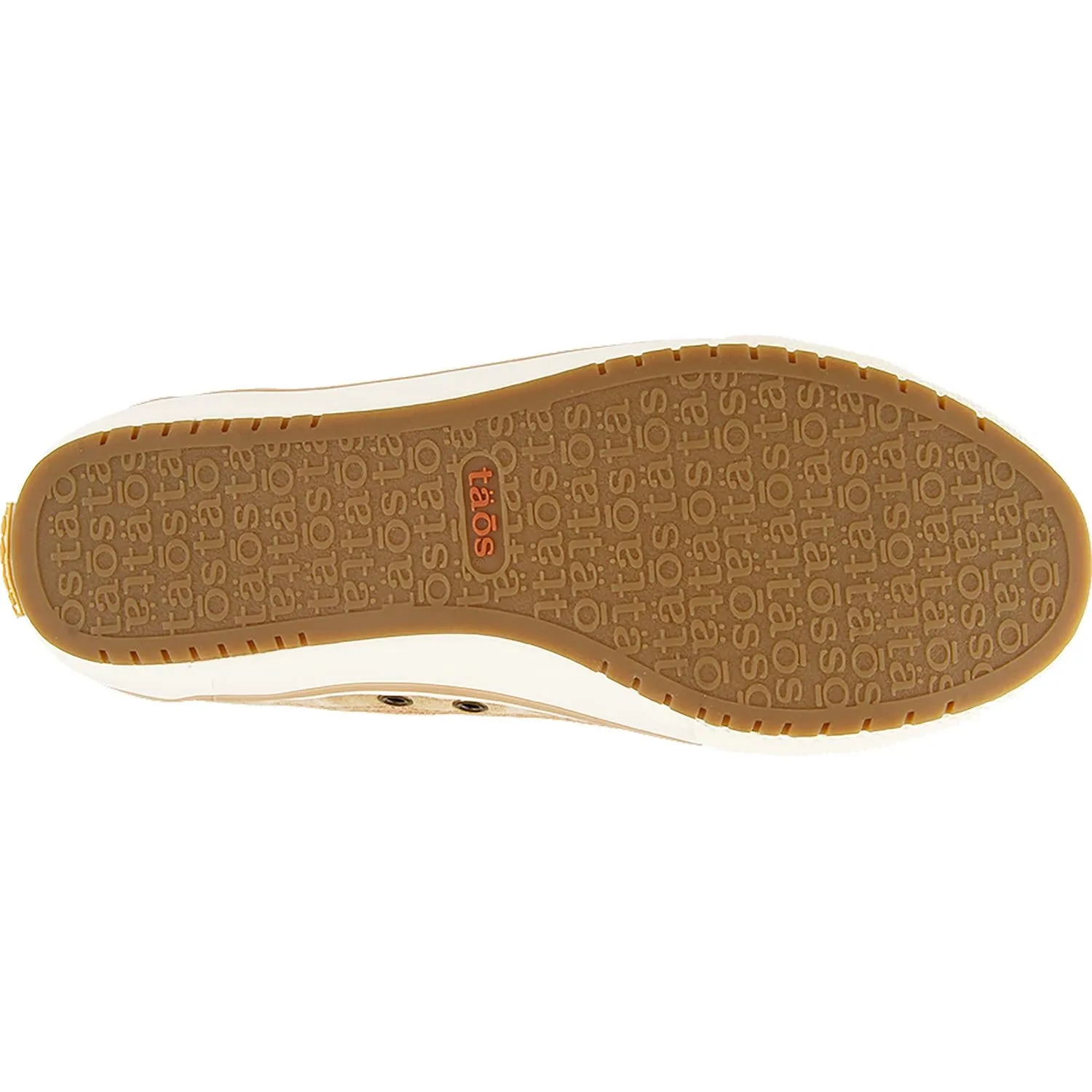 Women's Taos Moc Star Tan Distressed Canvas
