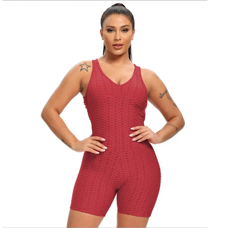 Workout Sets for Women 2 Piece High Waist Crop Tank Yoga Shorts
