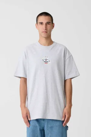 XL MAN TEE - ASH HEATHER