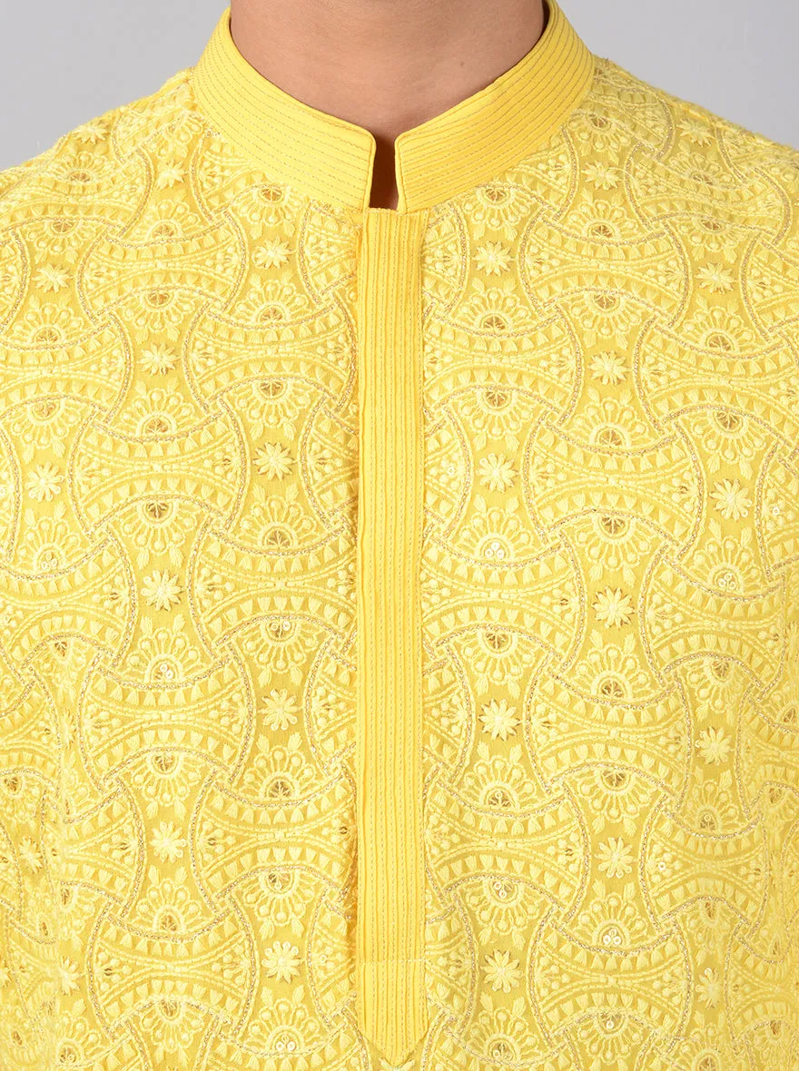 Yellow  Kurta Pajama | Siddhesh Chauhan