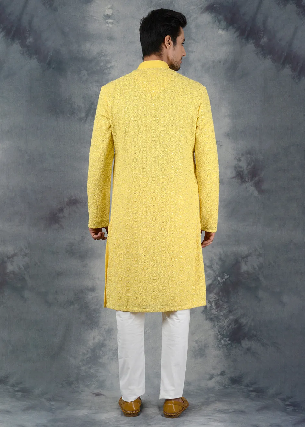 Yellow  Kurta Pajama | Siddhesh Chauhan