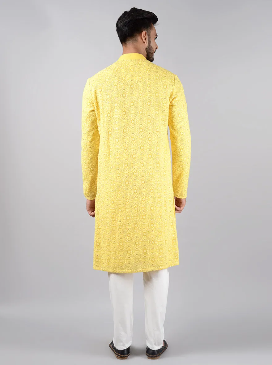 Yellow  Kurta Pajama | Siddhesh Chauhan