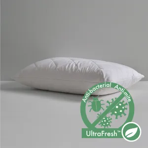 Zipper Pillow Protector Cooling Anti-Bacterial Cotton Hotel Collection by Robinsons
